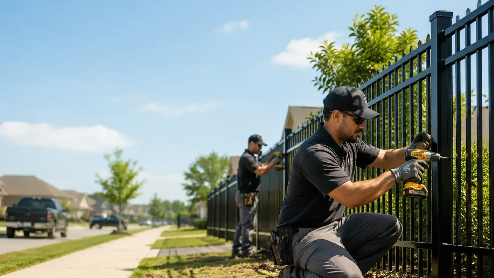 Metal Fence Installation in Sandy Level, VA